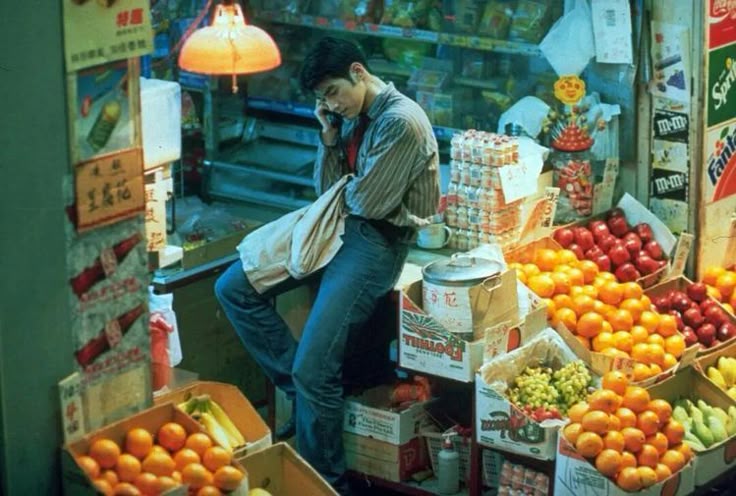 Escena de una película de Wong Kar-wai